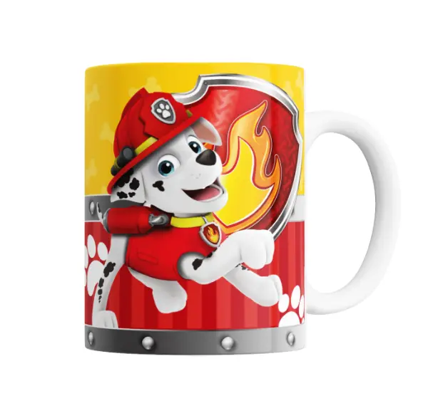 Taza de Cerámica Paw Patrol Marshall Bombero