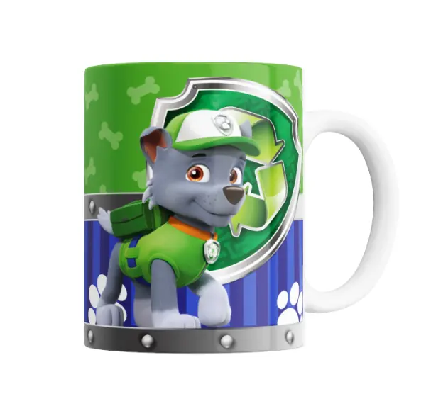 Taza de Cerámica Paw Patrol Rocky Reciclaje