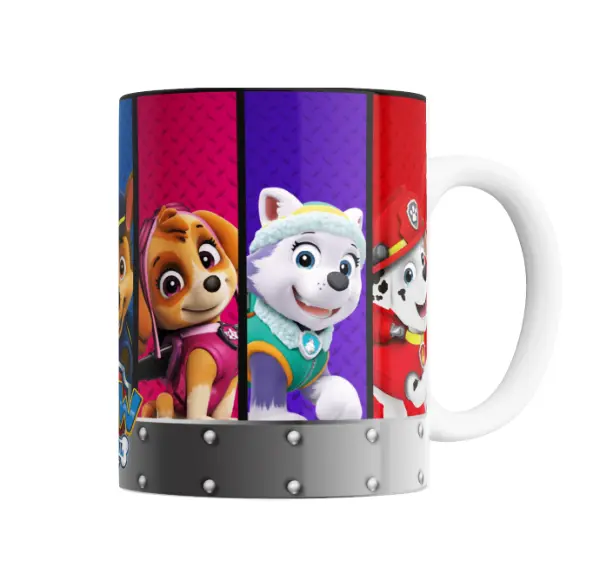 Taza de Cerámica Paw Patrol Rubble Chase Skye