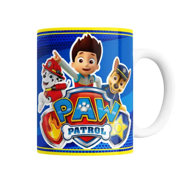 Taza de Cerámica Paw Patrol Ryder Marshall y Chase