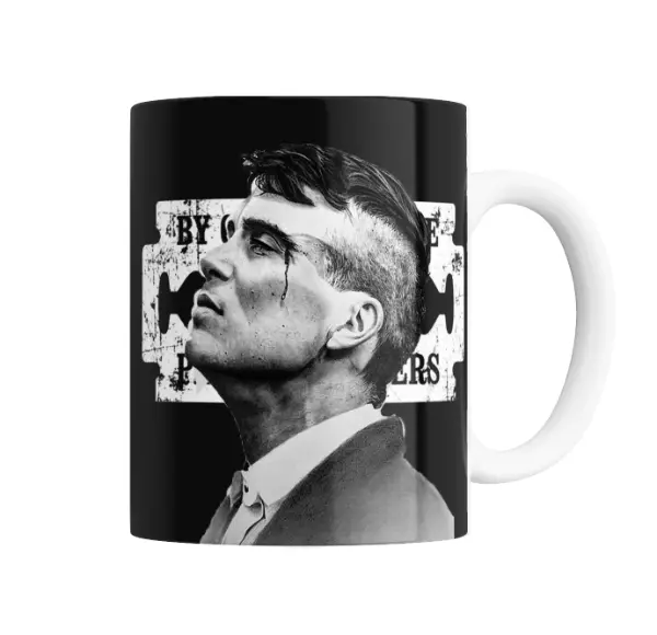 Taza de Cerámica Peaky Blinders Thomas Shelby Navaja Afeitar