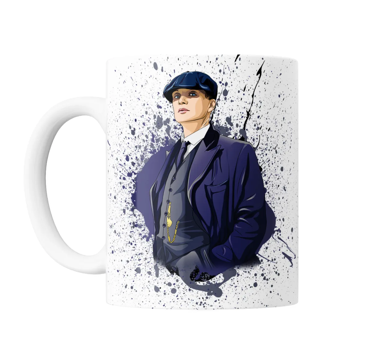 Taza de Cerámica Peaky Blinders Tommy Shelby con Gorra y Traje - vista 2