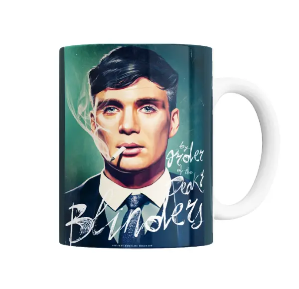 Taza de Cerámica Peaky Blinders Tommy Shelby Cigarrillo