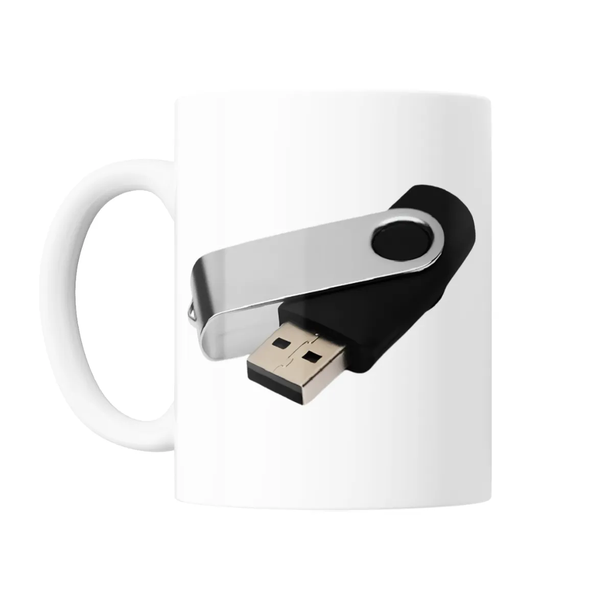 Taza de Cerámica Adorni Pendrive - vista 2