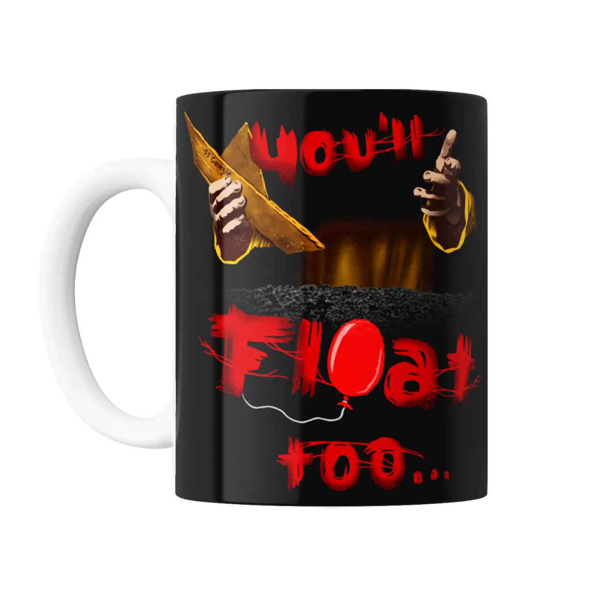 Taza de Cerámica IT Pennywise You'll Float Too - vista 2