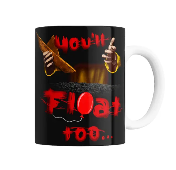 Taza de Cerámica IT Pennywise You'll Float Too