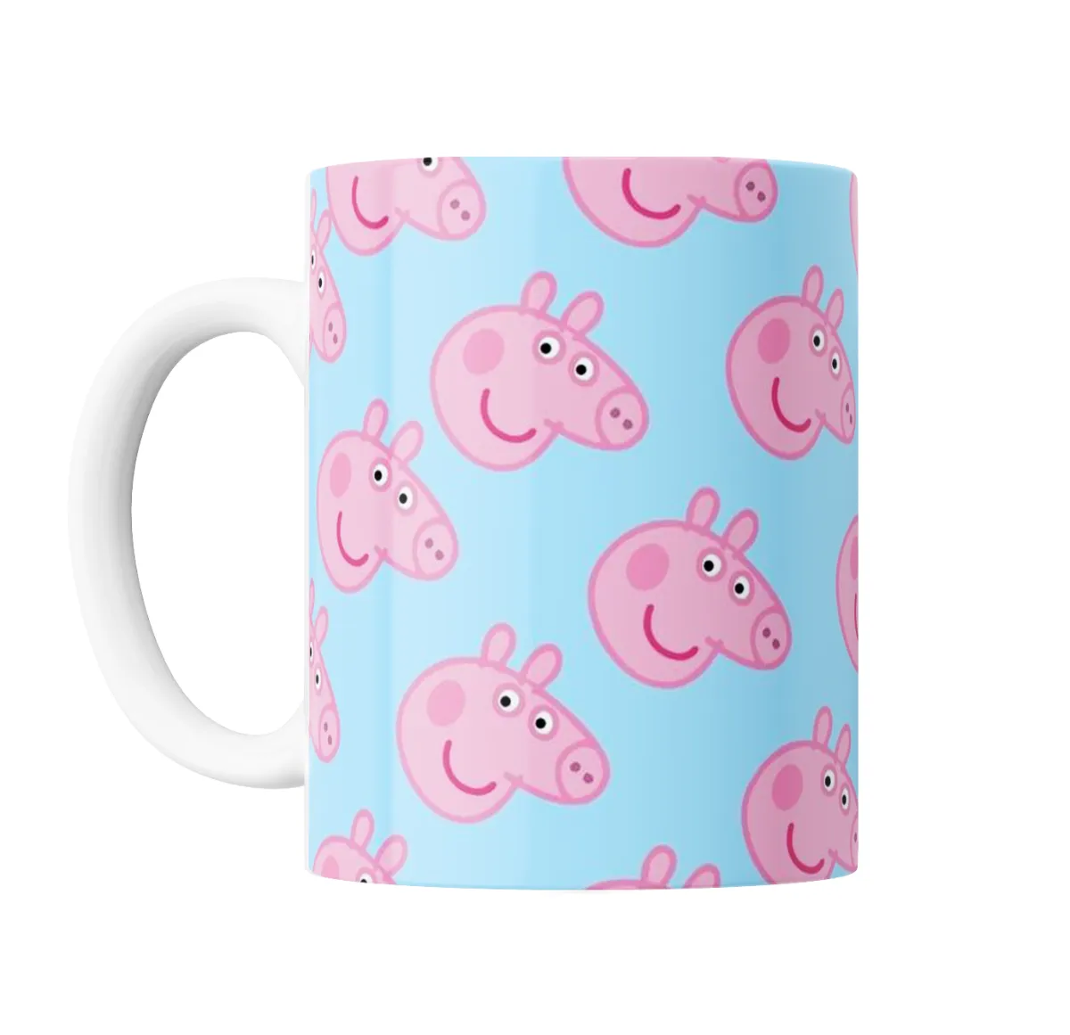 Taza de Cerámica Peppa Pig Patrón Celeste - vista 2