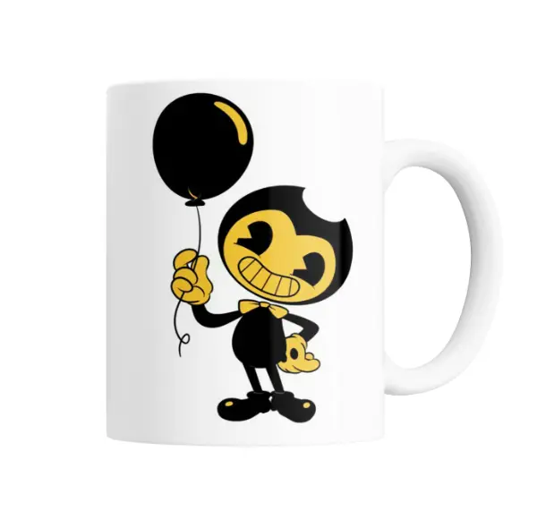 Taza de Cerámica Bendy and The Ink Machine Bendy con Globo