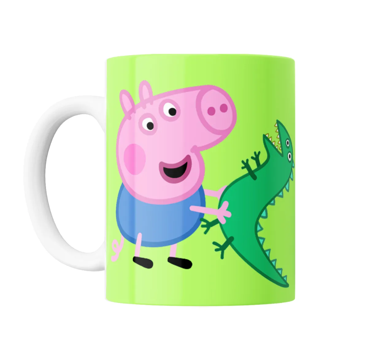 Taza de Cerámica Peppa Pig George con Dinosaurio - vista 2