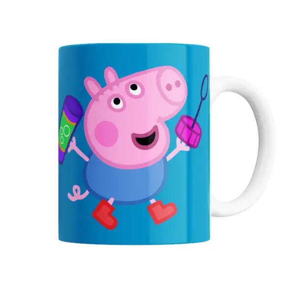 Taza de Cerámica Peppa Pig George Burbujas