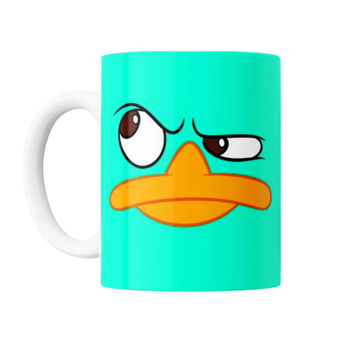 Taza de Cerámica Perry el Ornitorrinco Cara - vista 2