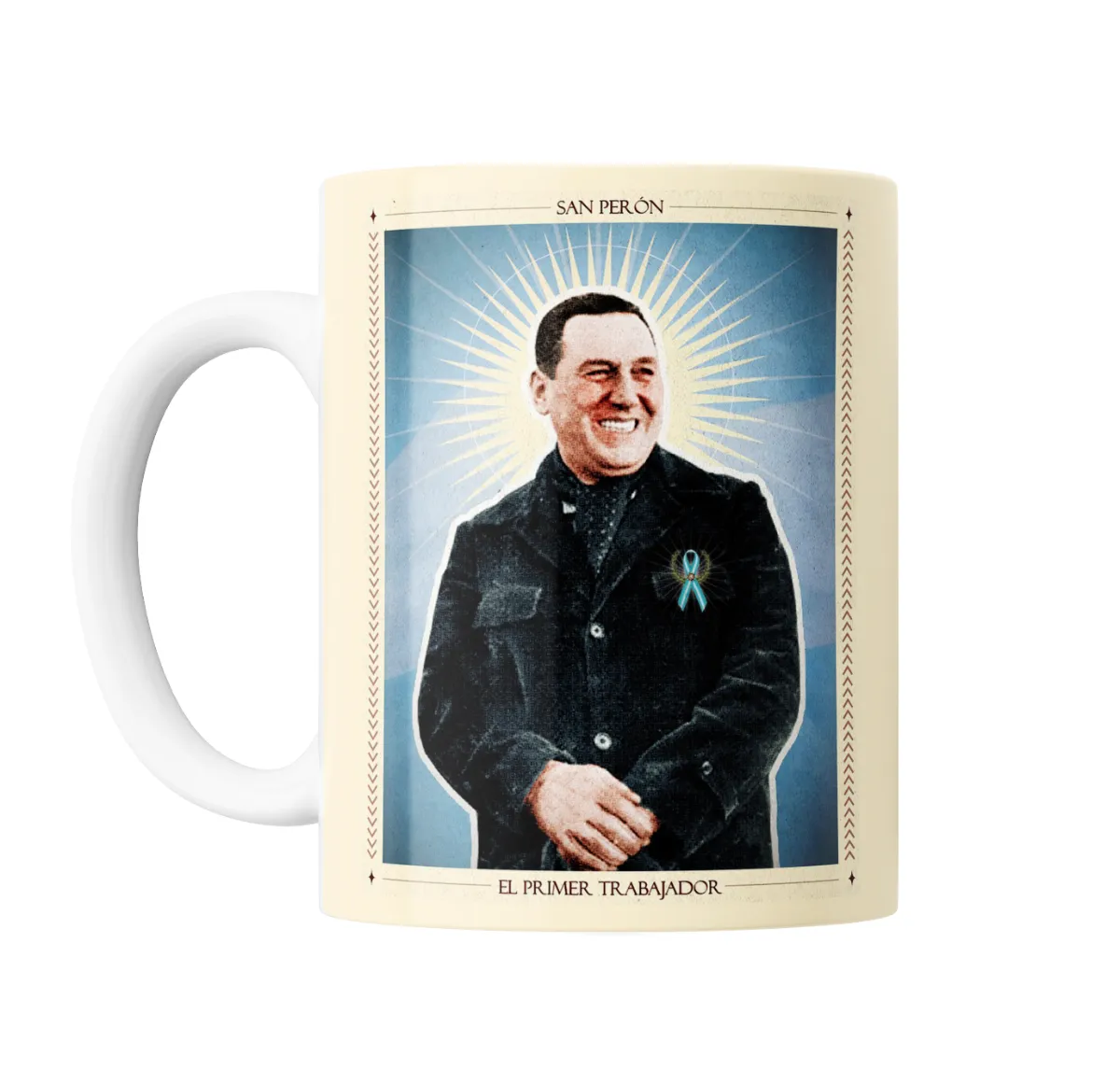 Taza de Cerámica Perón San Perón El Primer Trabajador - vista 2