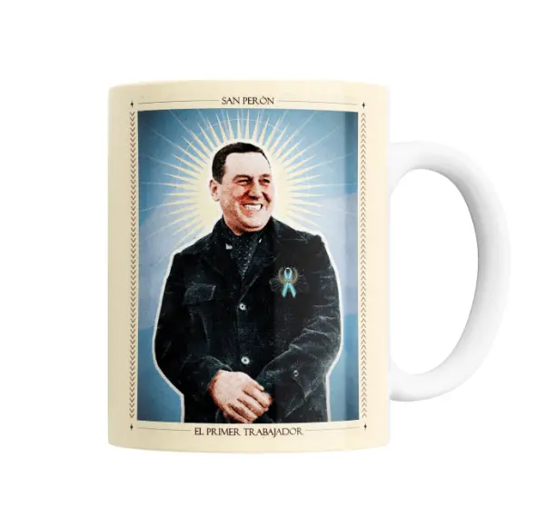 Taza de Cerámica Perón San Perón El Primer Trabajador