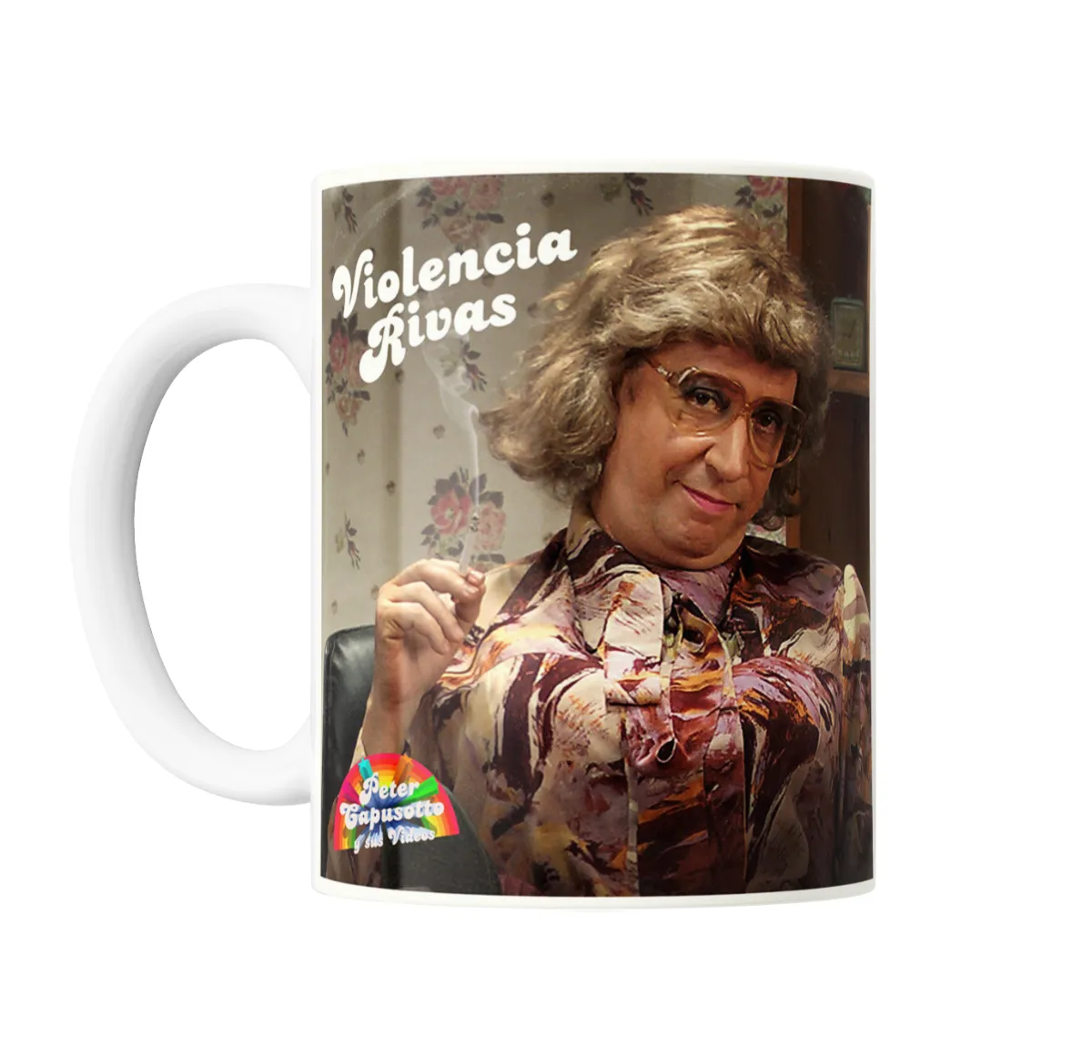 Taza de Cerámica Peter Capusotto Violencia Rivas - vista 2