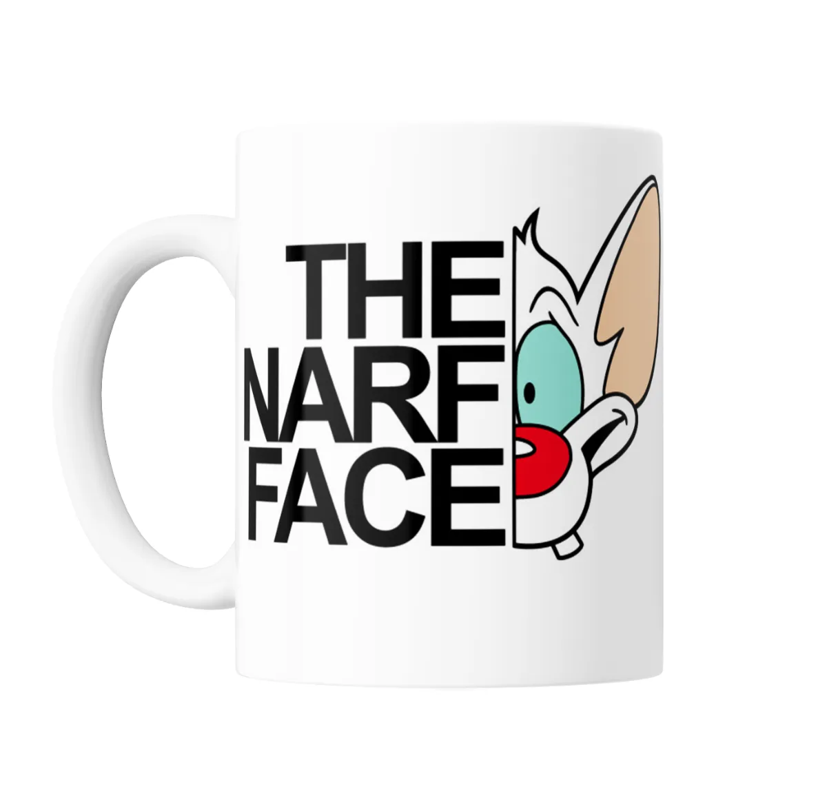 Taza de Cerámica Pinky y Cerebro The Narf Face - vista 2