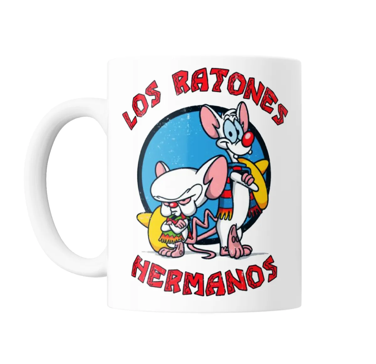 Taza de Cerámica Pinky y Cerebro Los Ratones Hermanos - vista 2