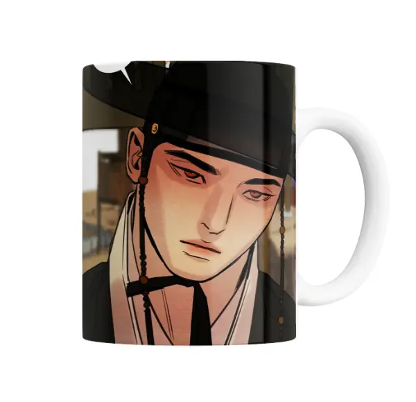 Taza de Cerámica Pintor Nocturno Personaje con Sombrero Negro