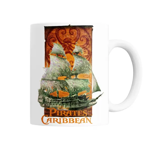 Taza de Cerámica Piratas del Caribe Barco Fantasma