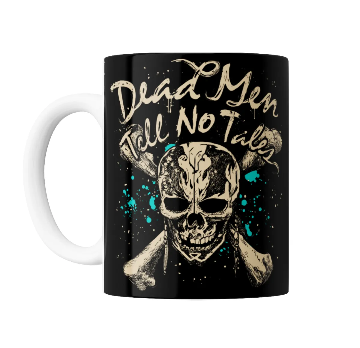 Taza de Cerámica Piratas del Caribe Dead Men Tell No Tales Calavera - vista 2