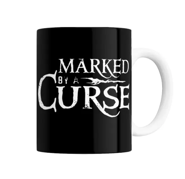 Taza de Cerámica Piratas del Caribe Marked by a Curse Logo