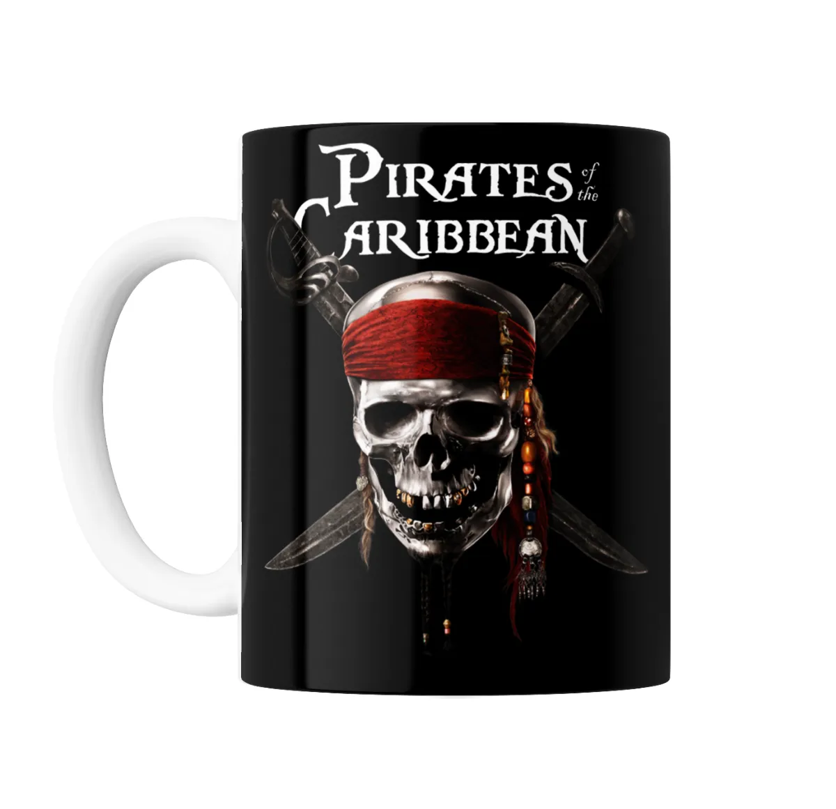 Taza de Cerámica Piratas del Caribe Calavera Jack Sparrow - vista 2