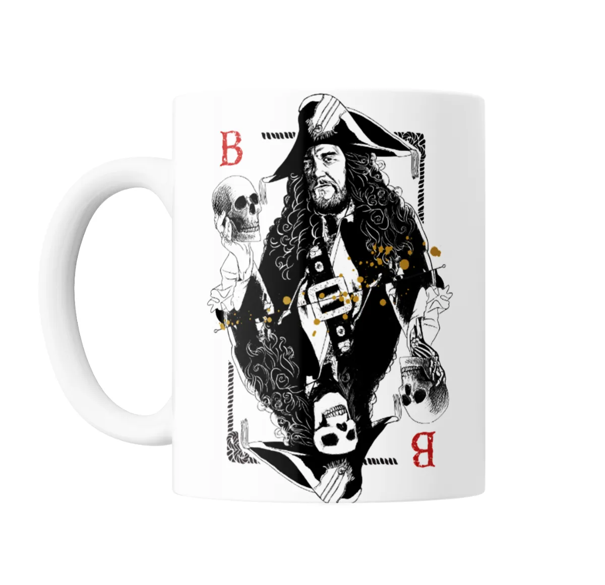 Taza de Cerámica Piratas del Caribe Pirata Carta de Calaveras - vista 2