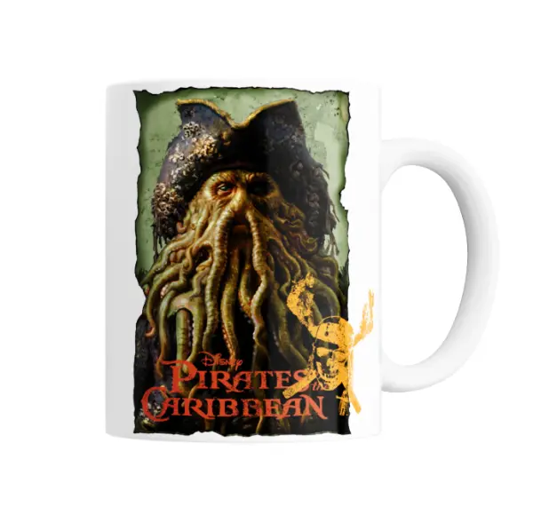 Taza de Cerámica Piratas del Caribe Davy Jones