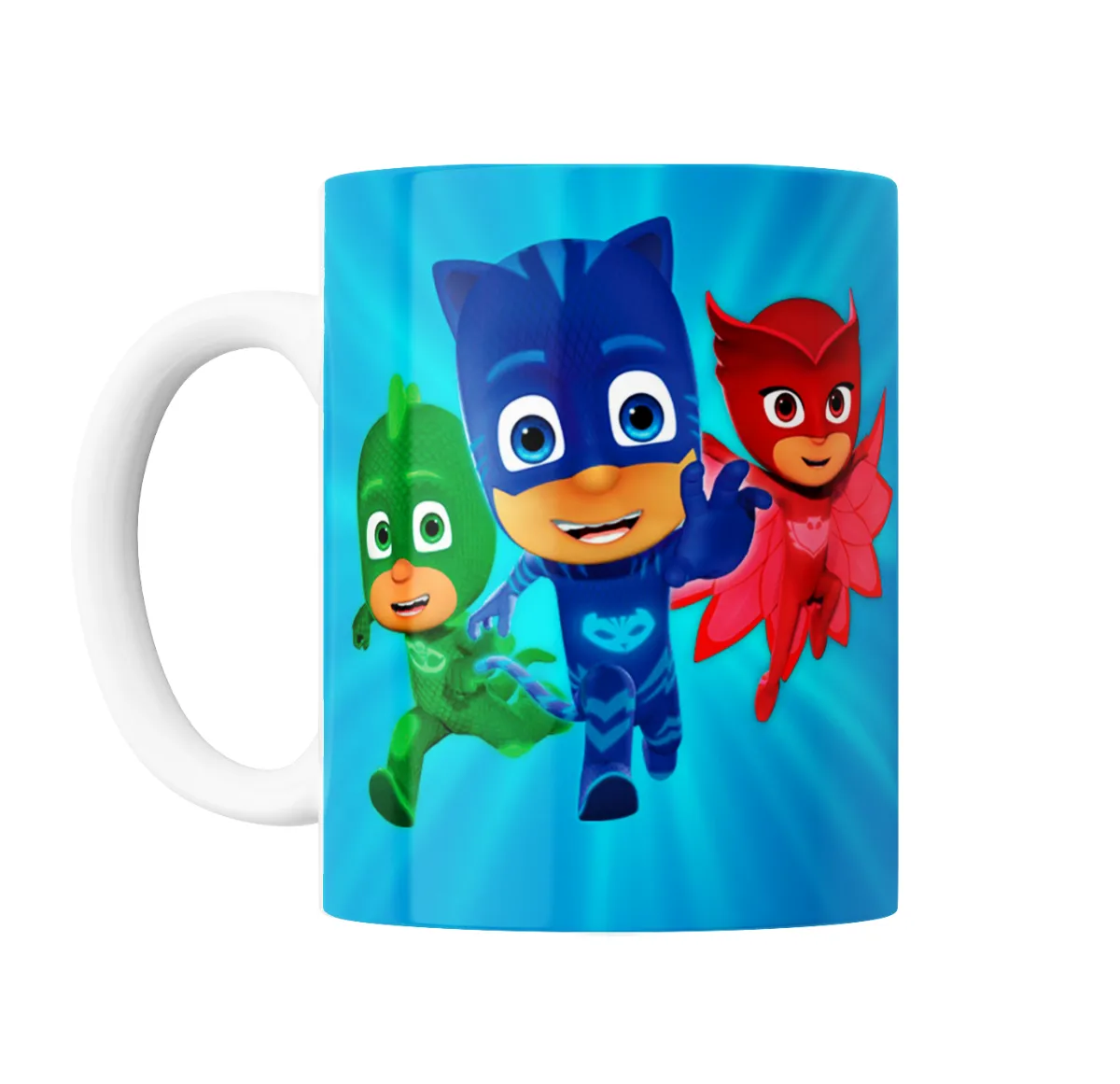 Taza de Cerámica PJ Masks Gekko Catboy Owlette - vista 2