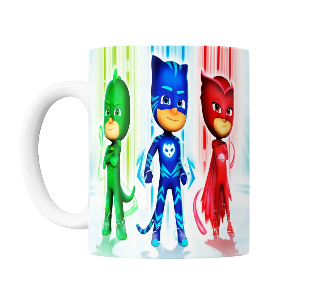 Taza de Cerámica PJ Masks Gekko Catboy Owlette - vista 2