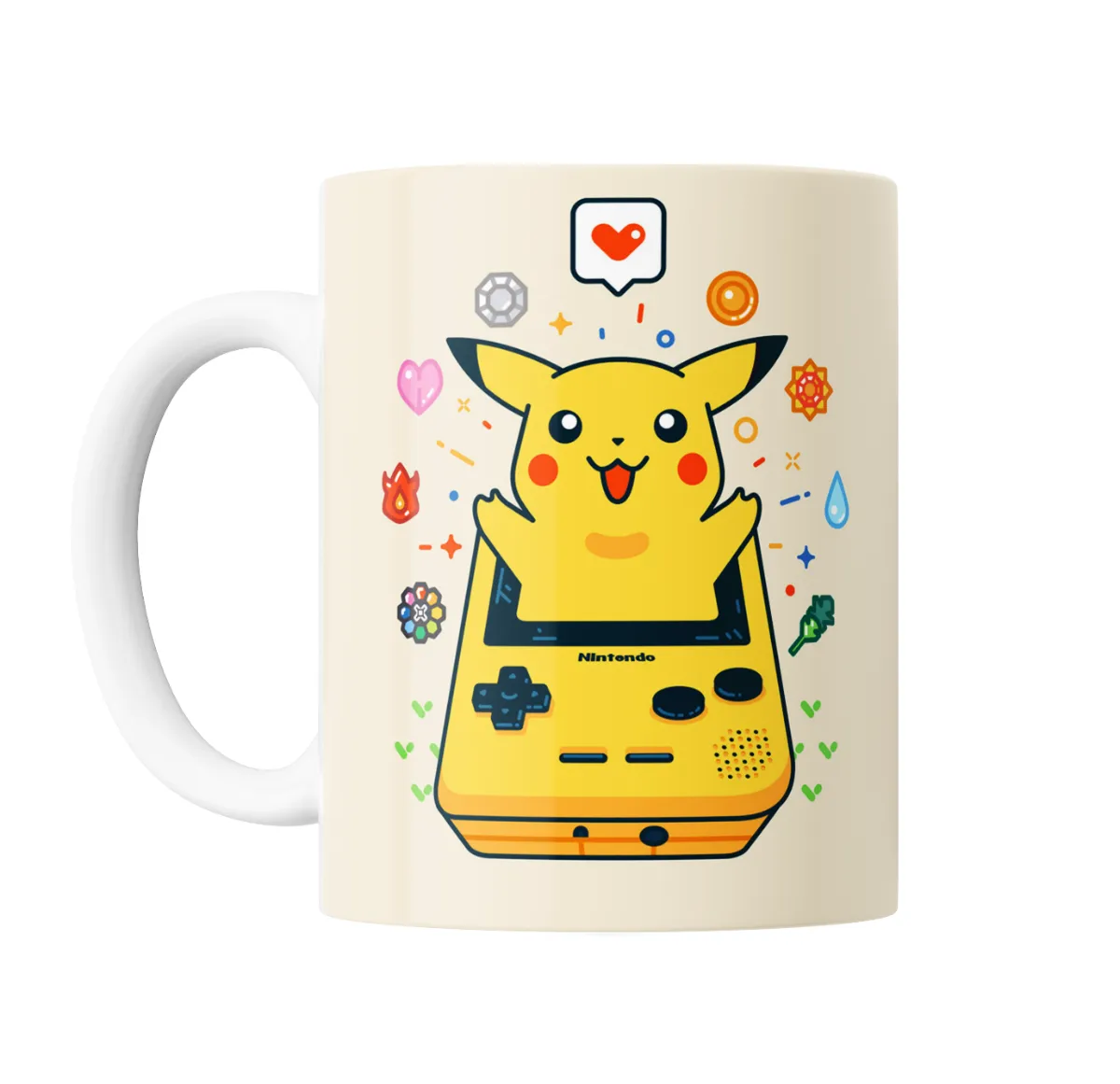 Taza de Cerámica Pokemon Pikachu Game Boy - vista 2