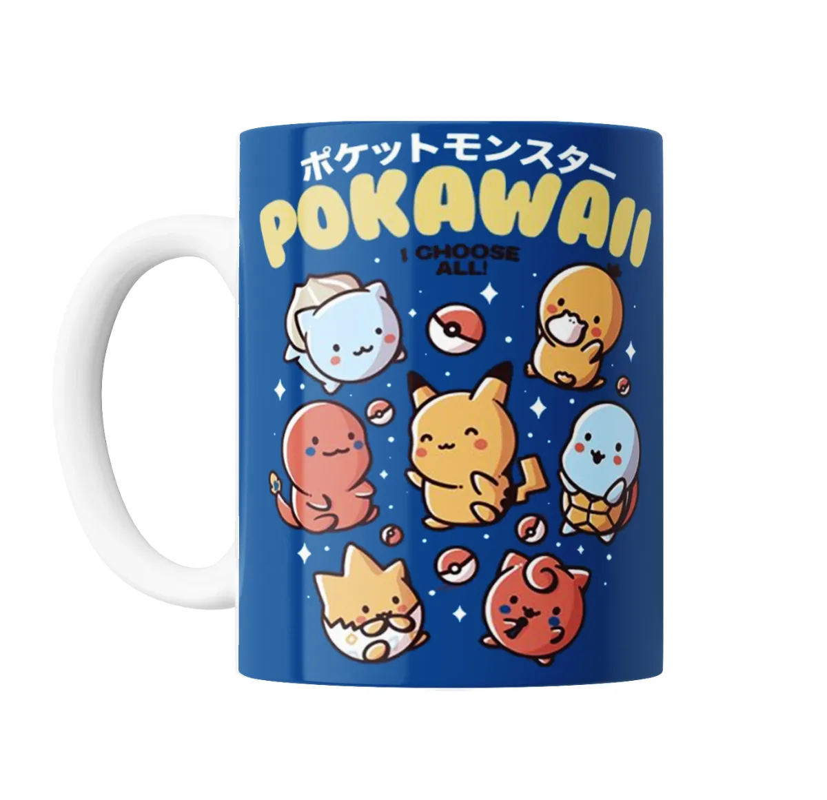 Taza de Cerámica Pokemon Pokawaii Pikachu y Amigos - vista 2