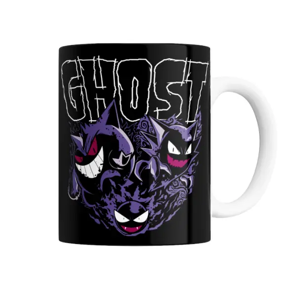 Taza de Cerámica Pokemon Gengar Haunter Gastly Ghost