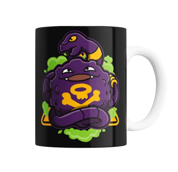 Taza de Cerámica Pokemon Koffing y Ekans
