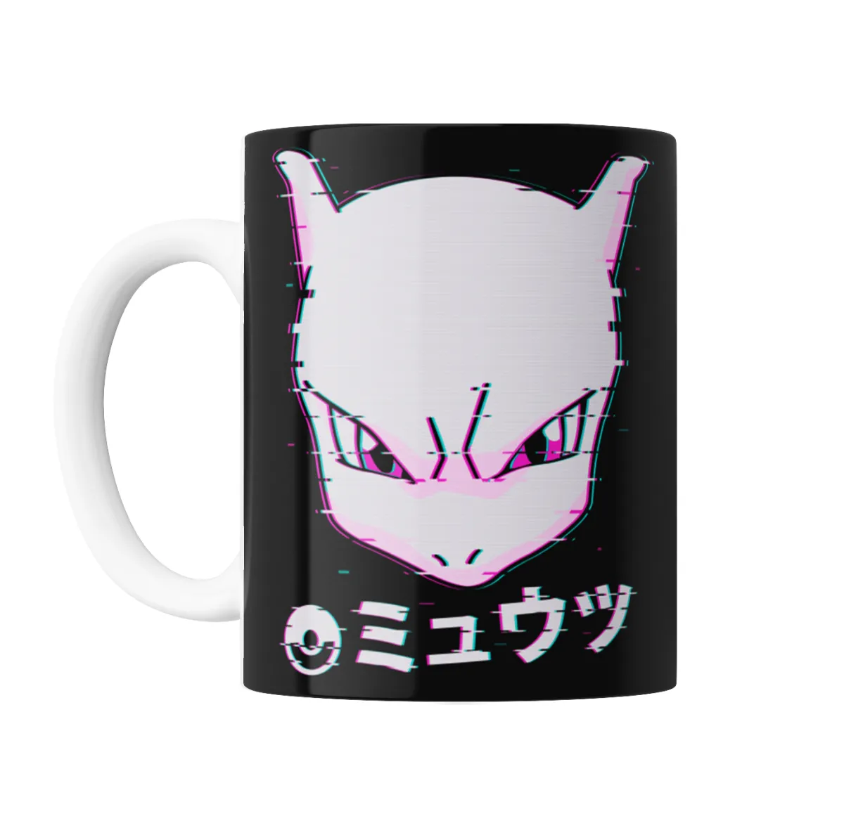 Taza de Cerámica Pokemon Mewtwo Glitch - vista 2