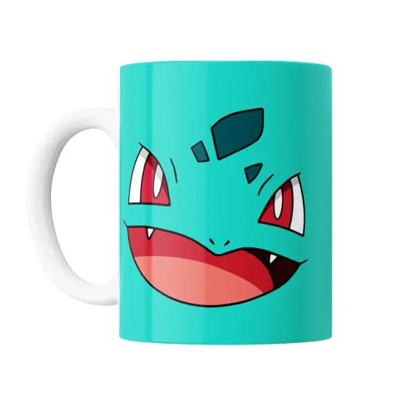 Taza de Cerámica Pokemon Bulbasaur Cara