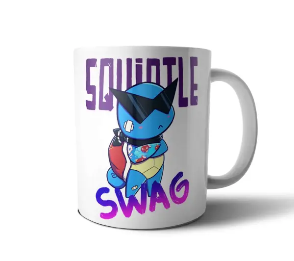 Taza de Cerámica Pokemon Squirtle Swag