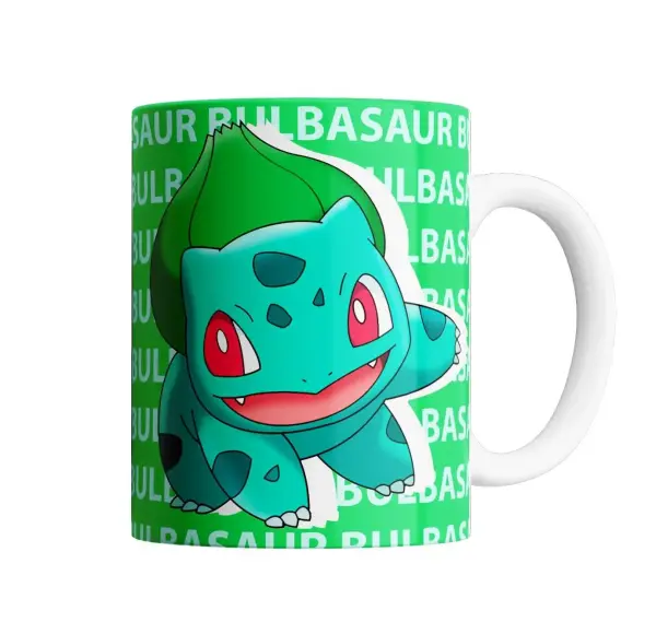 Taza de Cerámica Pokemon Bulbasaur