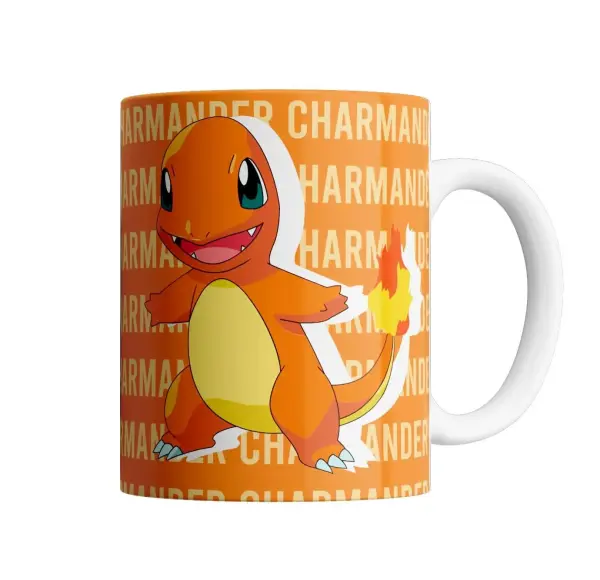 Taza de Cerámica Pokemon Charmander Fuego