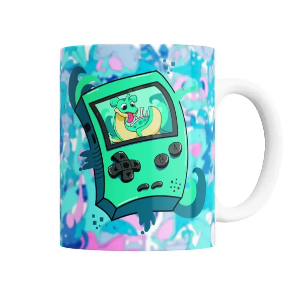 Taza de Cerámica Pokemon Game Boy Turquesa