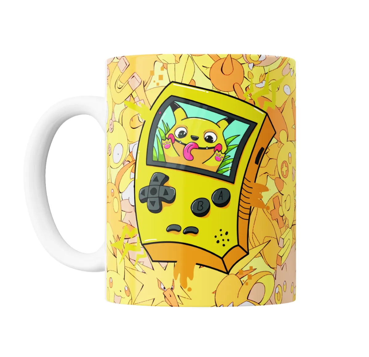 Taza de Cerámica Pokemon Pikachu Game Boy - vista 2