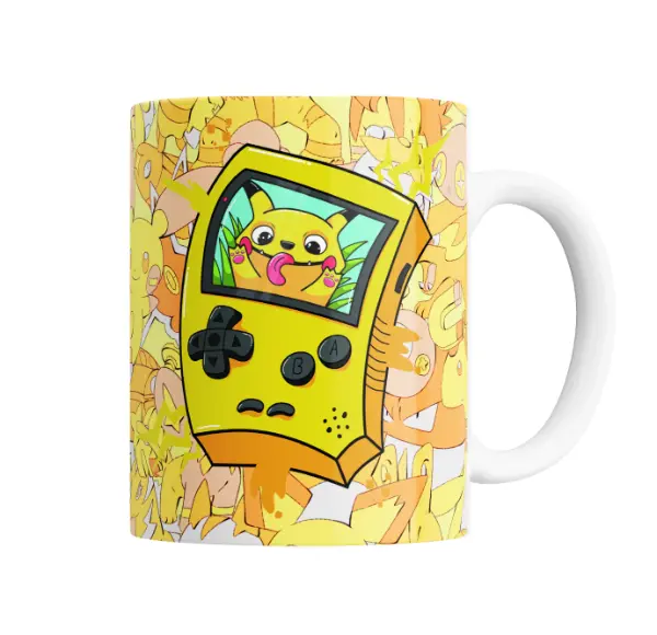 Taza de Cerámica Pokemon Pikachu Game Boy