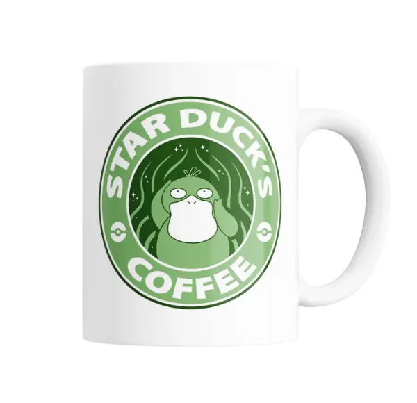 Taza de Cerámica Pokemon Psyduck Star Duck's Coffee