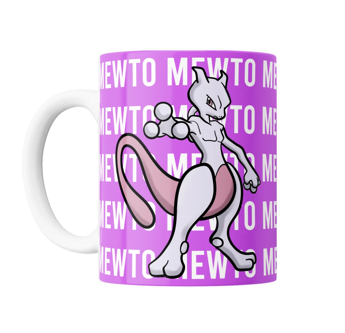 Taza de Cerámica Pokemon Mewtwo Violeta - vista 2