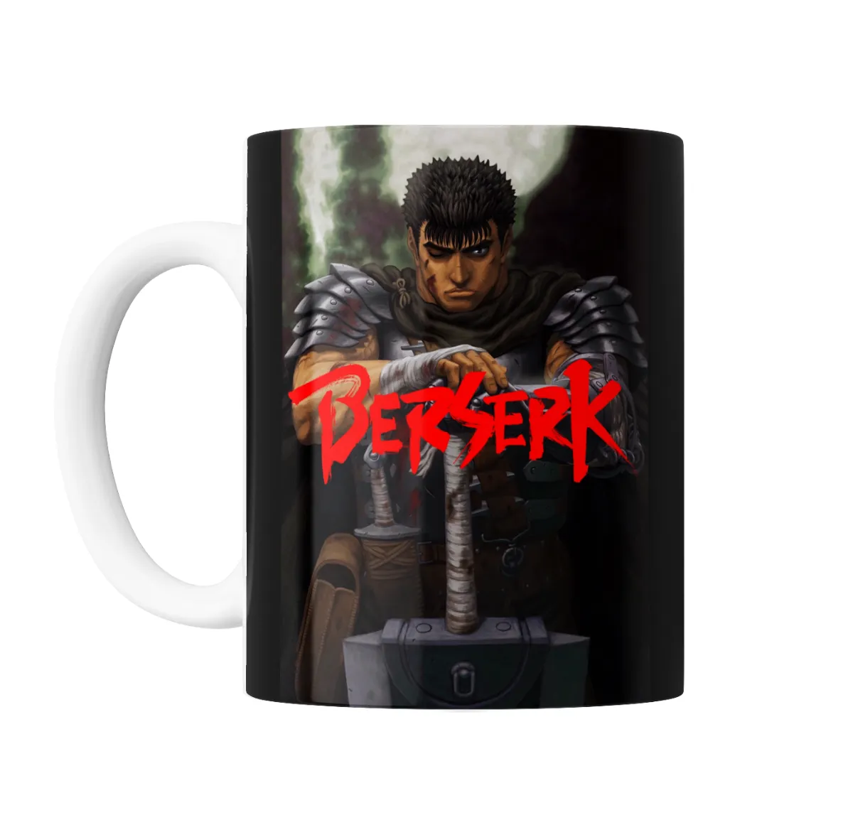 Taza de Cerámica Berserk Guts con Espada - vista 2
