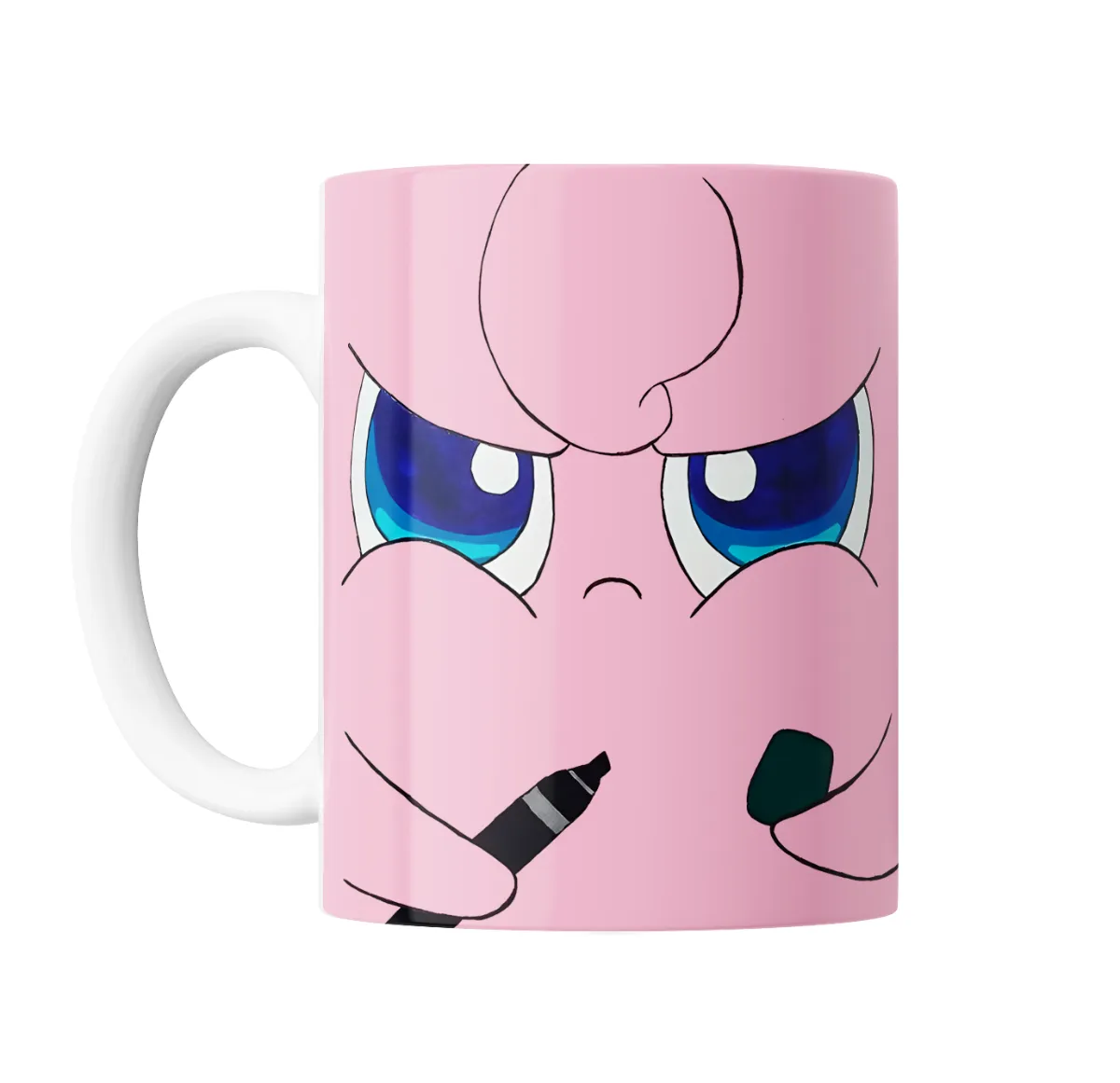 Taza de Cerámica Pokémon Mew Enojado - vista 2