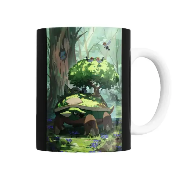 Taza de Cerámica Pokemon Torterra Bosque