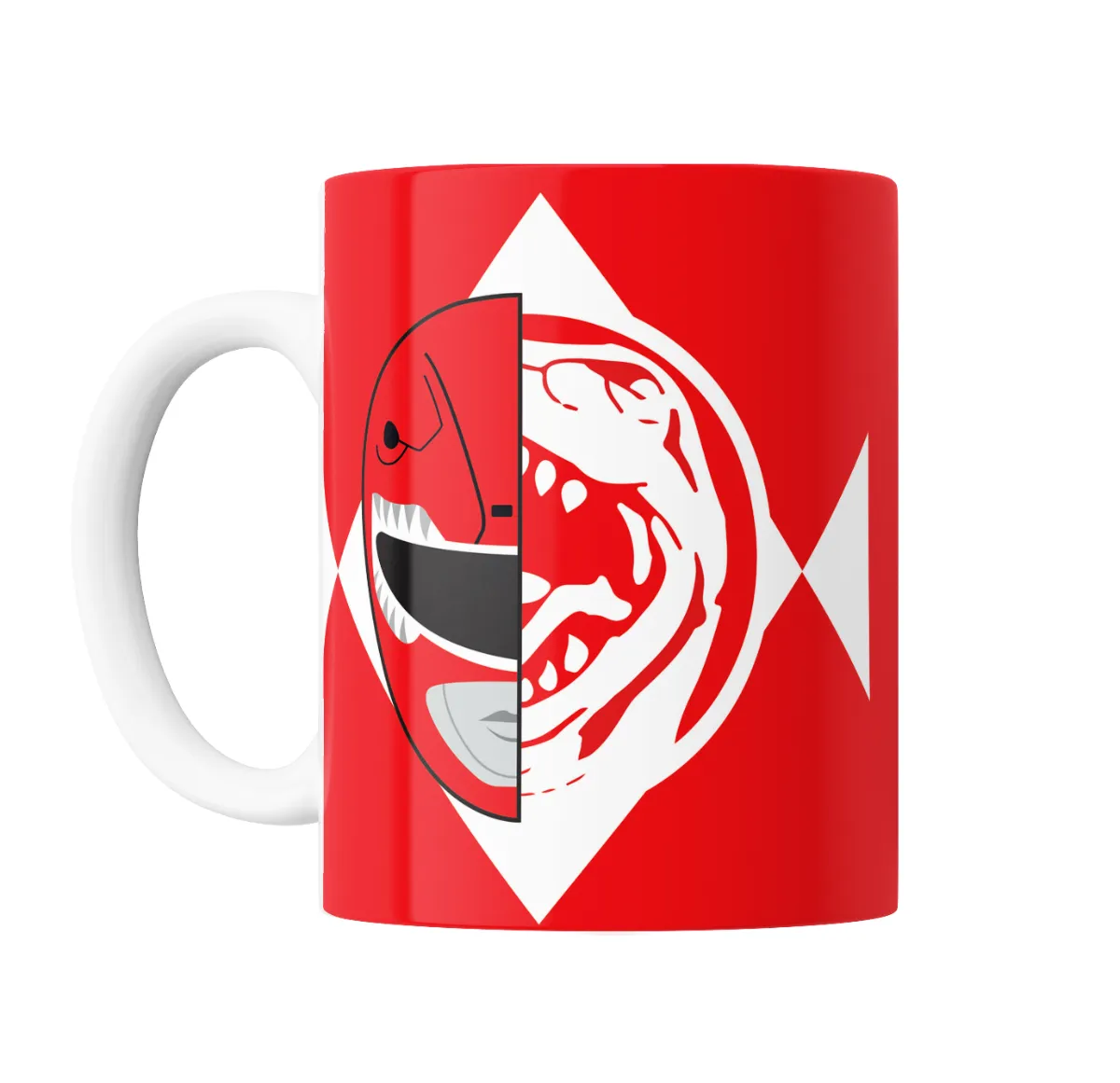 Taza de Cerámica Power Rangers Ranger Rojo Dinosaurio - vista 2