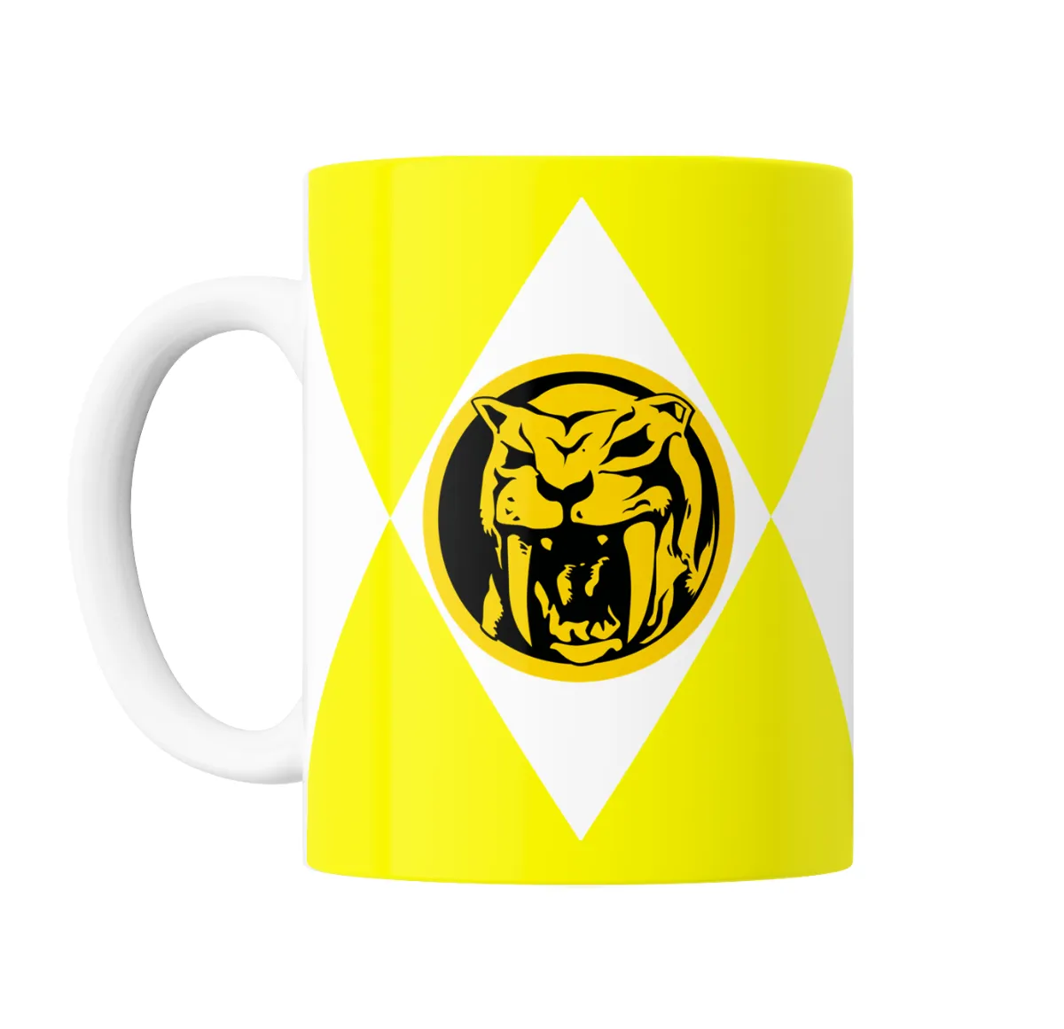 Taza de Cerámica Power Rangers Ranger Amarillo Tigre Dientes de Sable - vista 2