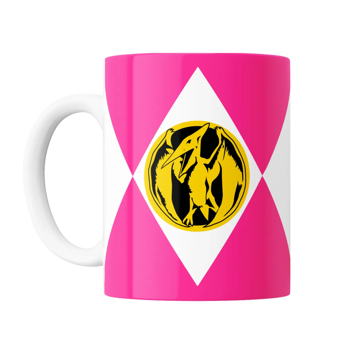 Taza de Cerámica Power Rangers Ranger Rosa Pterodáctilo - vista 2