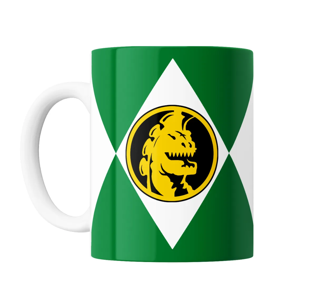 Taza de Cerámica Power Rangers Ranger Verde Dinosaurio - vista 2